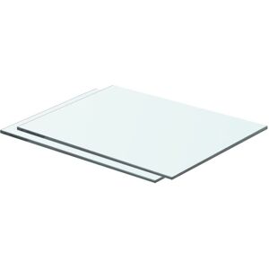 Berkfield Home Shelves 2 pcs Panel Glass Clear 40x25 cm Clear 40x25 cm Berkfield Home Shelves 2 pcs Panel Glass Clear 40x25 cm Clear 40x25 cm