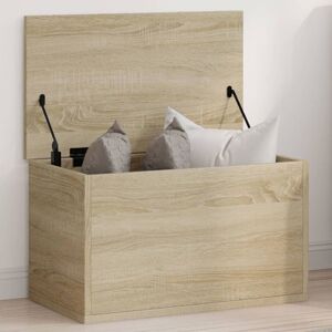 Berkfield Home Storage Box Sonoma Oak 60x35x35 cm Engineered Wood in Brown Size: 60 x 35 x 35 cm Brown 60 x 35 x 35 cm Berkfield Home Storage Box Sonoma Oak 60x35x35 cm Engineered Wood in Brown Size: 60 x 35 x 35 cm Brown 60 x 35 x 35 cm