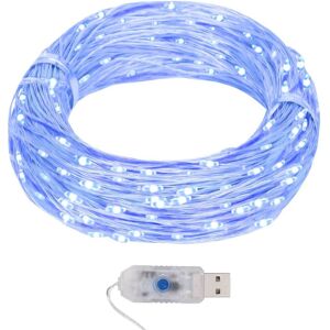 Berkfield Home LED Micro Fairy String Lights 40m 400 LED Blue 8 Function Blue Berkfield Home LED Micro Fairy String Lights 40m 400 LED Blue 8 Function Blue