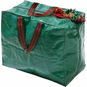 MANTRARAJ 46cm Large Gift Wrap Xmas Christmas Decoration Storage Bag Heavy Duty Zip Bag With Carry Handles in Green Green L MANTRARAJ 46cm Large Gift Wrap Xmas Christmas Decoration Storage Bag Heavy Duty Zip Bag With Carry Handles in Green Green L