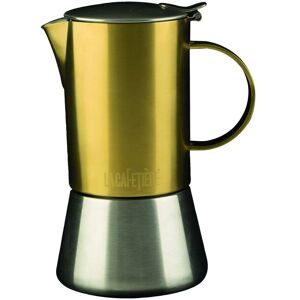 La Cafetiere 4 Cup Stainless Steel Stovetop Brushed Gold Gold La Cafetiere 4 Cup Stainless Steel Stovetop Brushed Gold Gold
