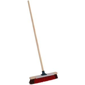 Charles Bentley 16" Outdoor Utility Broom with Scraper in Natural Natural Charles Bentley 16" Outdoor Utility Broom with Scraper in Natural Natural