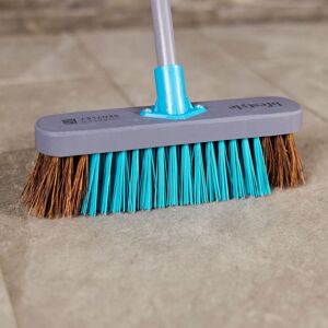 Charles Bentley Lifestyle 12" Bassine & Synthetic Wooden Broom in Grey Grey Charles Bentley Lifestyle 12" Bassine & Synthetic Wooden Broom in Grey Grey