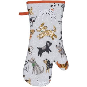 Ulster Weavers 'Dog Days' Animal Print Gauntlet Oven Glove in Grey Grey Ulster Weavers 'Dog Days' Animal Print Gauntlet Oven Glove in Grey Grey