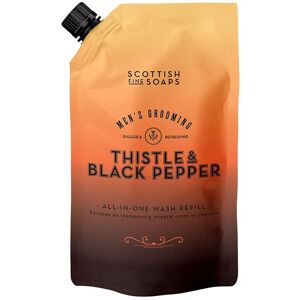 Scottish Fine Soaps Thistle & Black Pepper Wash Refill in Clear Clear Scottish Fine Soaps Thistle & Black Pepper Wash Refill in Clear Clear