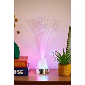 ValueLights Ice Cube RGB Colour Changing LED Fibre Optic Desk Table Lamp in White White ValueLights Ice Cube RGB Colour Changing LED Fibre Optic Desk Table Lamp in White White