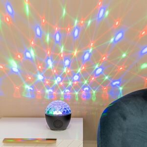 ValueLights Skylar RGB Colour Changing LED USB Music Speaker Light Projector in Silver Silver ValueLights Skylar RGB Colour Changing LED USB Music Speaker Light Projector in Silver Silver