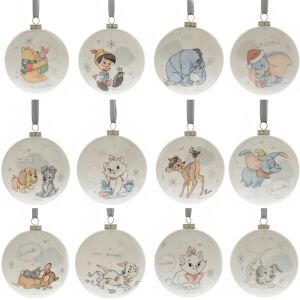 Disney Magical Beginnings Set of 12 Baubles Multicolor Disney Magical Beginnings Set of 12 Baubles Multicolor