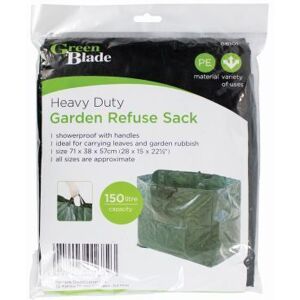 Green Blade Heavy-Duty Garden Waste Bag - 150L - Green Green Green Blade Heavy-Duty Garden Waste Bag - 150L - Green Green