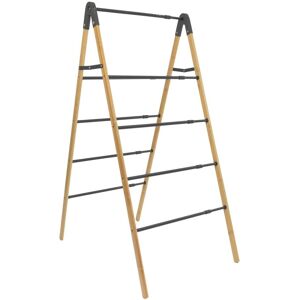 JVL Bamboo Extendable 4 Tier Clothes Ladder, Brown Size: 1 Pack Brown 1 Pack JVL Bamboo Extendable 4 Tier Clothes Ladder, Brown Size: 1 Pack Brown 1 Pack