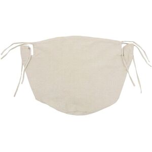 JVL Cotton Log Basket Liner - Natural - Cream Size: Small Cream S JVL Cotton Log Basket Liner - Natural - Cream Size: Small Cream S