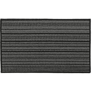 JVL Arona Machine Washable Latex Backed Doormat, 50x80cm, Black Size: 50 cm x 80 cm Black 50 cm x 80 cm JVL Arona Machine Washable Latex Backed Doormat, 50x80cm, Black Size: 50 cm x 80 cm Black 50 cm x 80 cm