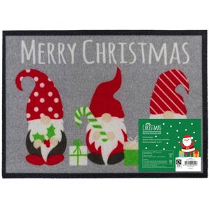 JVL Christmas Machine Washable Door Mats - 40 x 57cm - Robin in Red Size: 40 cm x 60 cm Red 40 cm x 60 cm JVL Christmas Machine Washable Door Mats - 40 x 57cm - Robin in Red Size: 40 cm x 60 cm Red 40 cm x 60 cm