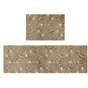 JVL Mega Doormat & Runner - Brown Geo Size: 150 cm x 100 cm Brown 150 cm x 100 cm JVL Mega Doormat & Runner - Brown Geo Size: 150 cm x 100 cm Brown 150 cm x 100 cm