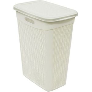 JVL Loop 43L Slim Laundry Basket in Ivory Size: 1 Pack Ivory 1 Pack JVL Loop 43L Slim Laundry Basket in Ivory Size: 1 Pack Ivory 1 Pack