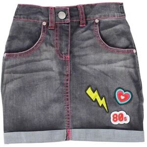 Cozy n Dozy Girl's 80s Pop Denim Skirt in Mid Grey Size: 5-6 Years Mid Grey 5-6 Years Cozy n Dozy Girl's 80s Pop Denim Skirt in Mid Grey Size: 5-6 Years Mid Grey 5-6 Years