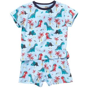 Lullaby Boy's Dinosaur Short Pyjama Set in Light Blue Size: 12-18 m Light Blue 12-18 m Lullaby Boy's Dinosaur Short Pyjama Set in Light Blue Size: 12-18 m Light Blue 12-18 m