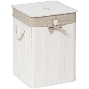 Orsina Kankyo White Square Laundry Hamper White Orsina Kankyo White Square Laundry Hamper White