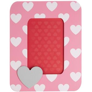 Orsina Interiors Premier Kids Heart Design Photo Frame, Personalised Photo Frame, Living Room Photo Frame, Modern Single Photo Frame in Pink Pink Orsina Interiors Premier Kids Heart Design Photo Frame, Personalised Photo Frame, Living Room Photo Frame, Modern Single Photo Frame in Pink Pink