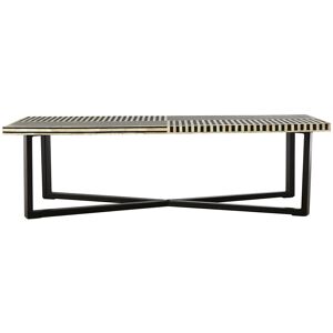 Orsina Sleek Coffee Table, Black & White Bone Design Decorative Table For Livingroom, Sturdy Modern Coffee Table Black Orsina Sleek Coffee Table, Black & White Bone Design Decorative Table For Livingroom, Sturdy Modern Coffee Table Black