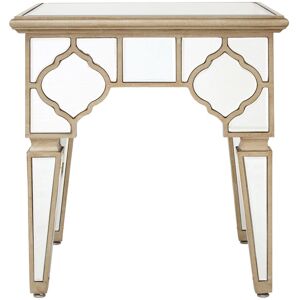 Orsina Stylish Design Side Table, Stable Constructed Kitchen Side Table For Breakfast, Robust Breakfast Table in Silver Silver Orsina Stylish Design Side Table, Stable Constructed Kitchen Side Table For Breakfast, Robust Breakfast Table in Silver Silver