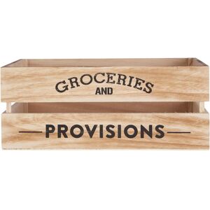 Orsina Naresso Natural Wood Groceries & Provisions Crate in Brown Brown Orsina Naresso Natural Wood Groceries & Provisions Crate in Brown Brown
