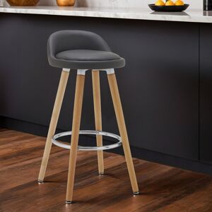 Orsina Stable Grey Bar Stool, Industrial Bar Stool For Breakfast, Robust Design Breakfast Bar Stool For Kitchen Grey Orsina Stable Grey Bar Stool, Industrial Bar Stool For Breakfast, Robust Design Breakfast Bar Stool For Kitchen Grey