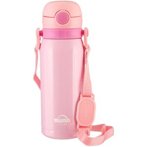 Orsina 450ml Blue Drinks Bottle, Double-Walled Water Bottle With Lid, Leak-Proof Bottle For Cold & Hot Beverages in Pink Pink Orsina 450ml Blue Drinks Bottle, Double-Walled Water Bottle With Lid, Leak-Proof Bottle For Cold & Hot Beverages in Pink Pink