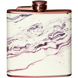 Orsina Marble Effect Rose Gold Hip Flask, Stylish 5oz Stainless Steel Flask With Secure Screw Cap, Elegant Marble Multicolor Orsina Marble Effect Rose Gold Hip Flask, Stylish 5oz Stainless Steel Flask With Secure Screw Cap, Elegant Marble Multicolor