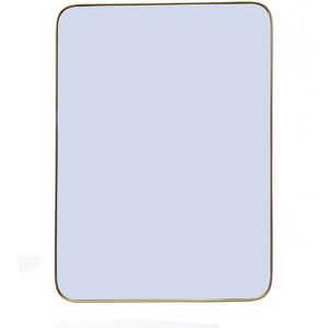 Orsina Gold Effect Frame Wall Mirror With Deep Frame, Large Rectangle Decorative Mirror With Soft Rounded Corners Gold Orsina Gold Effect Frame Wall Mirror With Deep Frame, Large Rectangle Decorative Mirror With Soft Rounded Corners Gold