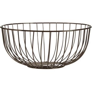 Orsina Round Black Nickel Finish Fruit Basket, Stylish Wire Bowl For Storing & Displaying Fresh Fruit, Durable Black Orsina Round Black Nickel Finish Fruit Basket, Stylish Wire Bowl For Storing & Displaying Fresh Fruit, Durable Black