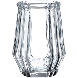 Orsina Faceted Design Clear Glass Bathroom Tumbler, Compact Tumbler Cup, Transparent Drinkware, Luxe Decor Tumbler Clear Orsina Faceted Design Clear Glass Bathroom Tumbler, Compact Tumbler Cup, Transparent Drinkware, Luxe Decor Tumbler Clear