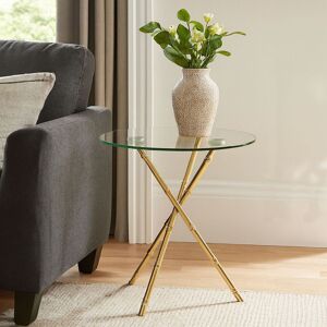 Orsina Versatile Knop Legs Side Table, Elegant Gold Finish Legs Of Bedside Table, Lightweight Small Lounge Table Gold Orsina Versatile Knop Legs Side Table, Elegant Gold Finish Legs Of Bedside Table, Lightweight Small Lounge Table Gold