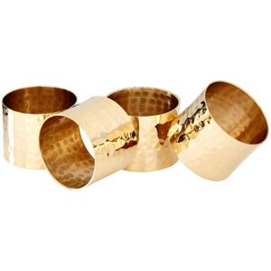 Orsina Versatile Set Of Four Brass Finish Napkin Rings, Elegant Rings For Kitchen, High Quality Napkin Holder in Gold Gold Orsina Versatile Set Of Four Brass Finish Napkin Rings, Elegant Rings For Kitchen, High Quality Napkin Holder in Gold Gold