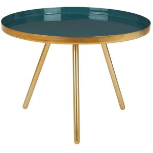 Orsina Diesel Enamel Accent Table, Gold Iron Frame With Green Enamel Top, Modern Luxe Side Table For Living Room Green Orsina Diesel Enamel Accent Table, Gold Iron Frame With Green Enamel Top, Modern Luxe Side Table For Living Room Green