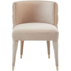 Orsina Beige Tufted Backrest Chair, Lounge Chair With Mahogany Wood Frame, Accent Armchair With Gold-Tipped Legs Beige Orsina Beige Tufted Backrest Chair, Lounge Chair With Mahogany Wood Frame, Accent Armchair With Gold-Tipped Legs Beige