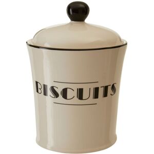 Premier Housewares Cream Dolomite Biscuits Jar - Ceramic Biscuit Barrel Premier Housewares Cream Dolomite Biscuits Jar - Ceramic Biscuit Barrel
