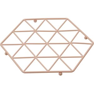 Orsina Copper Finish Trivet, Stylish Wire Trivet For Protecting Surfaces From Hot Pots & Pans, Durable Metal in Pink Pink Orsina Copper Finish Trivet, Stylish Wire Trivet For Protecting Surfaces From Hot Pots & Pans, Durable Metal in Pink Pink