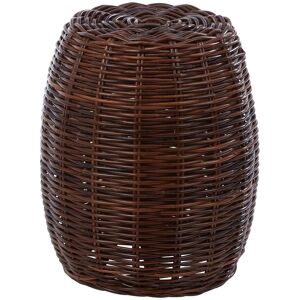 Orsina Intricately Barrel Design Natural Croco Rattan Stool, Compact Outdoor Stool, Versatile Lightweight Stool in Brown Brown Orsina Intricately Barrel Design Natural Croco Rattan Stool, Compact Outdoor Stool, Versatile Lightweight Stool in Brown Brown
