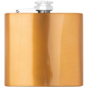 Orsina 5oz Gold Finish Hip Flask, Stylish Stainless Steel Hip Flask With Secure Screw Cap, Sleek Gold Coating Gold Orsina 5oz Gold Finish Hip Flask, Stylish Stainless Steel Hip Flask With Secure Screw Cap, Sleek Gold Coating Gold