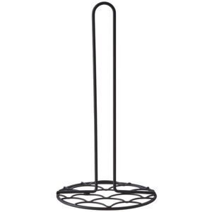 Premier Housewares Vertex Deco Kitchen Roll Holder Black Black Premier Housewares Vertex Deco Kitchen Roll Holder Black Black