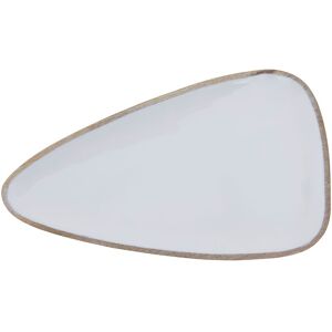 Orsina Kara Large Natural Serving Dish in White White Orsina Kara Large Natural Serving Dish in White White