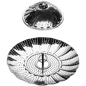 Orsina Small Stainless Steel Steamer in Silver Silver Orsina Small Stainless Steel Steamer in Silver Silver