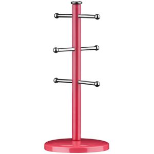 Orsina Hirano Hot Pink Metal Mug Tree Pink Orsina Hirano Hot Pink Metal Mug Tree Pink