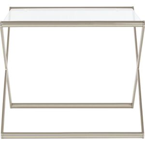 Orsina Stylish Design Side Table, Stable Constructed Kitchen Side Table For Breakfast, Robust Breakfast Table in Clear Clear Orsina Stylish Design Side Table, Stable Constructed Kitchen Side Table For Breakfast, Robust Breakfast Table in Clear Clear