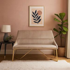 Orsina Velvet Bench, Indoor Bench with Velvet Upholstery for Living Room with Soft Velvet Seat in Grey Grey Orsina Velvet Bench, Indoor Bench with Velvet Upholstery for Living Room with Soft Velvet Seat in Grey Grey