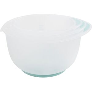 Orsina Durable Set Of Three Bowls, Clear Surface Salad Bowl For Dining Table, Built In Measurement Scale Fruit Bowl Clear Orsina Durable Set Of Three Bowls, Clear Surface Salad Bowl For Dining Table, Built In Measurement Scale Fruit Bowl Clear