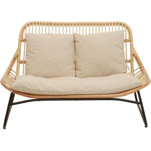 Orsina Natural Rattan Sofa, 2 Seat Rattan Sofa for Lounge, Living Room, Patio, Outdoor, Unique Cane Sofa in Brown Size: 2 Seater Brown 2 Seater Orsina Natural Rattan Sofa, 2 Seat Rattan Sofa for Lounge, Living Room, Patio, Outdoor, Unique Cane Sofa in Brown Size: 2 Seater Brown 2 Seater