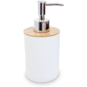 Orsina Subtle White Lotion Dispenser With Bamboo Fibre Body, Liquid Soap Pump For Hand Wash, Moisturizer Dispenser White Orsina Subtle White Lotion Dispenser With Bamboo Fibre Body, Liquid Soap Pump For Hand Wash, Moisturizer Dispenser White