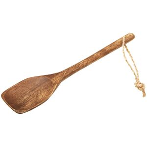 Orsina Acacia Wood Solid Spoon, Handcrafted Wooden Cooking Spoon With Rustic Finish, Minimal Stirring in Brown Brown Orsina Acacia Wood Solid Spoon, Handcrafted Wooden Cooking Spoon With Rustic Finish, Minimal Stirring in Brown Brown